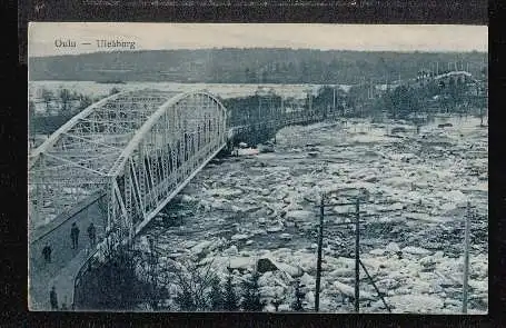 Oulu. Hochwasserkatastrophe. Uleaborg