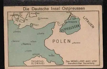 Propaganda. Die Deutsche Insel Ostpruessen