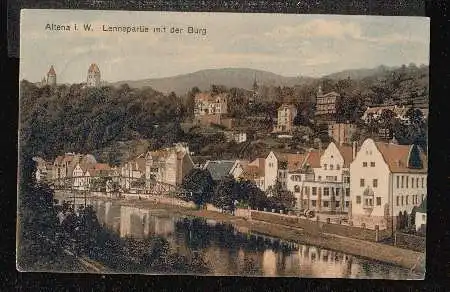 Altena i W. Lennpartie mit der Burg