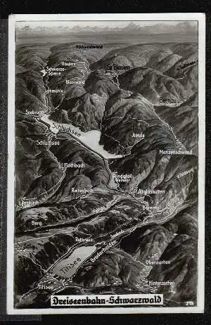 Schwarzwald. Dreiseebahn