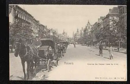 Kutsche. Anvers. Avenue De Kayser