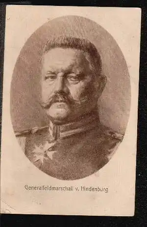 Generalfeldmarschall von Hindenburg