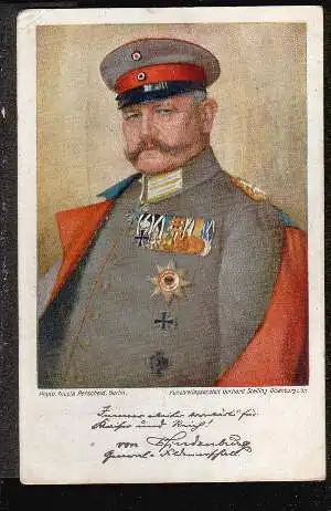 von Hindenburg.