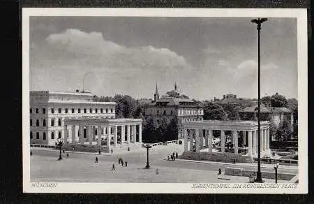 München. Ehrentempel am Königlichen Platz