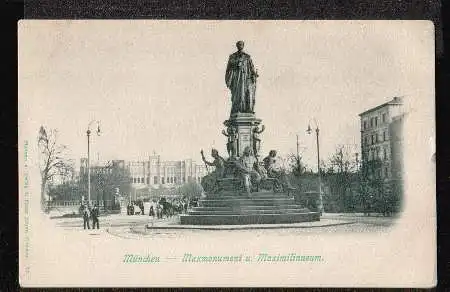 München. Maxmonument und Maximilianeum