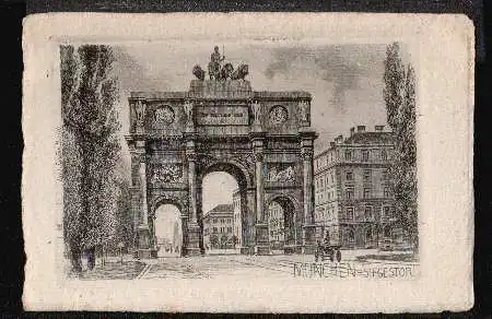 München. Siegestor