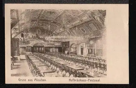 München. Hofbräuhaus. Festsaal
