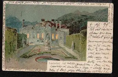 München. Linderhof (Litho)