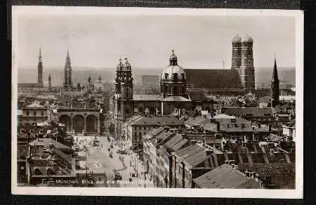 München. Blick auf die Feldherrnhalle