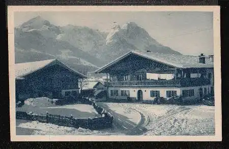 Garmisch. Alte Bauernhäuser