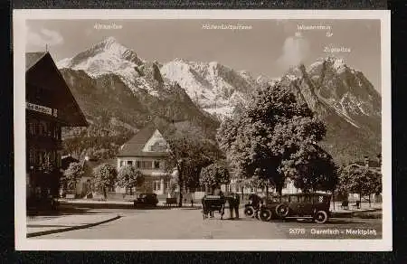 Garmisch. Marktplatz