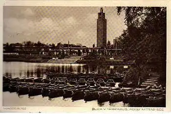 0 Magdeburg. Blick von Fährhaus, Adolf Mittag See