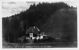 0 Wiedener Eck.Post Wieden. Todtnau. Gasthaus und Pension.