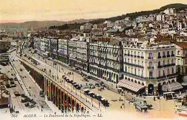 Alger. Le Boulevarde de la Republique