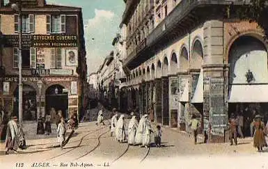 Alger. Rue Bab-Azoun