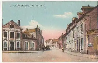 Doullens.(Somme). Rue de la Garde