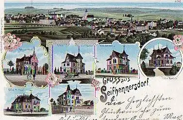 Seifhennersdorf. Villa Schnelle, VillaR. Paul, Villa Rentsch. Villa Schube. Villa C.F. Rentsch. Villa S. Freunde