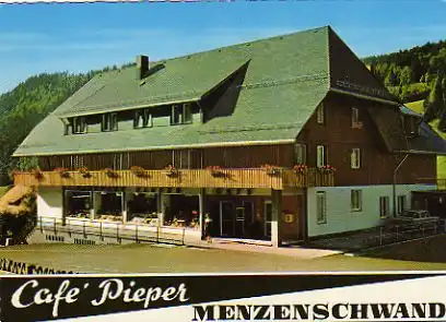 x00054; Menzenschwand. Hochschwarzwald. Kaufhaus Pensionskaffee Pieper.