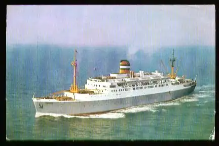 x00060; Holland American Line s.s. MAASDAM.