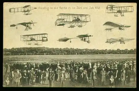 x00134; Rundflug in der Nordmark im Juni 1912.