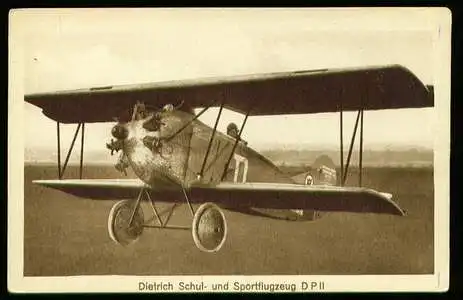 x00135; Detrich Schul und Sportflugzeug D P II. Deutscher Rundflug 1925.
