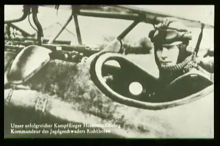 x00144; Unser erfolgreicher Kampfflieger Hermann Gröning Kommandeur des Jagdgeschwaders Richthofen. Reprint.