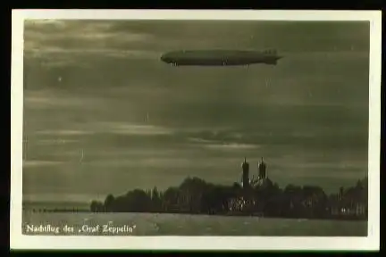 x00192; Nachtflug des Graf Zeppelin.