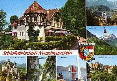 x00229; Neuschwanstein. Schlosswirtschaft