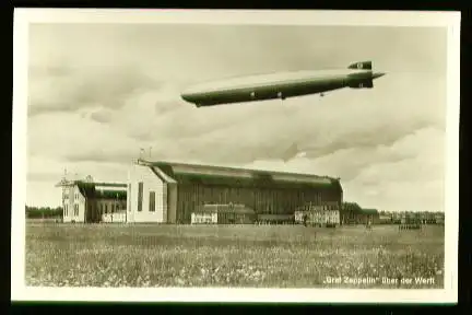 x00262; Graf Zeppelin über d. Werft.