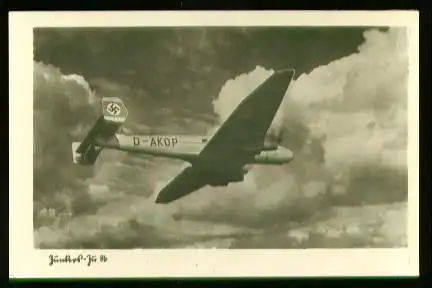x00410; Sturzkampfflugzeug Junkers JU 86.
