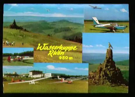 x00497; Wasserkuppe Rhön 950m.Werk der Segelflieger.