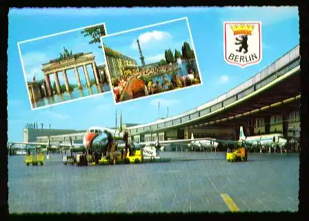 x00499; Berlin mit Zentralflughafen Tempelhof.