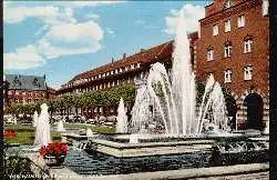 x00637; Oberhausen. Friedensplatz mit Leuchtbrunnen.