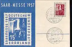 x00754; Saar Messe 1957. Keine AK.