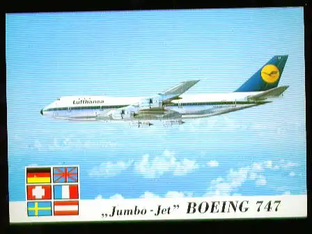 x00775; Jumbo Jet Boeng 747.