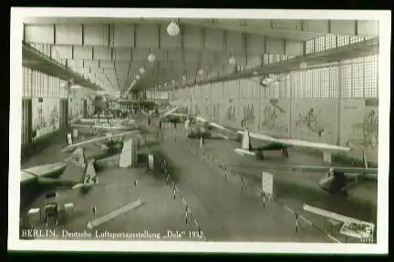 x00874; Berlin. Deutsche Luftsportausstellung Dela 1932.