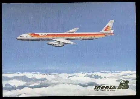 x00945; Douglas DC8/63 Iberia.
