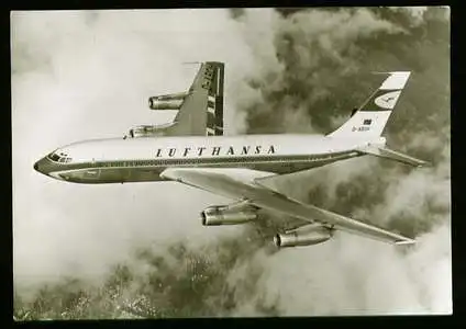 x00989; Lufthansa Boeing Jet 720 B.