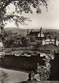 x01002; Schwäbisch Hall Blick zur Comburg.
