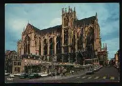 x01108; Metz (Moselle) Cathedrale Sain Etienne Vue de la Place de Chambre.
