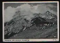 x01160; Freilassinger Hütte (1530 m) im Tennengebirge.