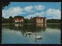 x01252; Glücksburg Schloss mit Chevalierhaus.