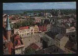 x01310; Schwerin Blick vom Dom auf die Altstadt.