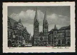 x01333; Bremen. Dom, Rathaus, borse.