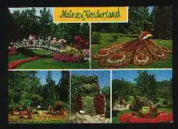 x01442; Insel Mainau im Bodensee. Blumentiere im Kinderland.