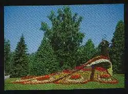 x01444; Insel Mainau im Bodensee. Blumentiere im Kinderland.