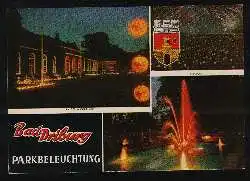 x01483; Bad Driburg, Parkbeleuchtung.