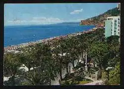 x01542; Palmenkuste Finale Ligure Eine Ansicht der Garten.