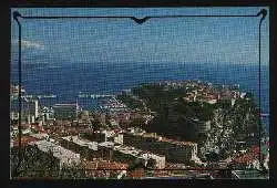 x01543; Principaute de Monaco. Le Rocher de Monaco et le Port.