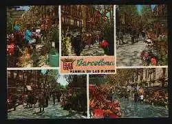 x01589; Barcelona. Rambla de las Flores.